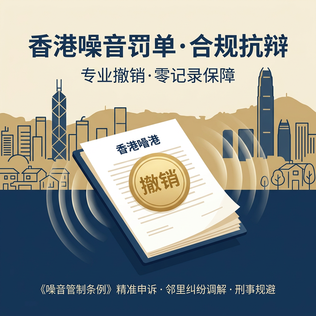 香港噪音扰民罚单合规抗辩专业撤销零记录