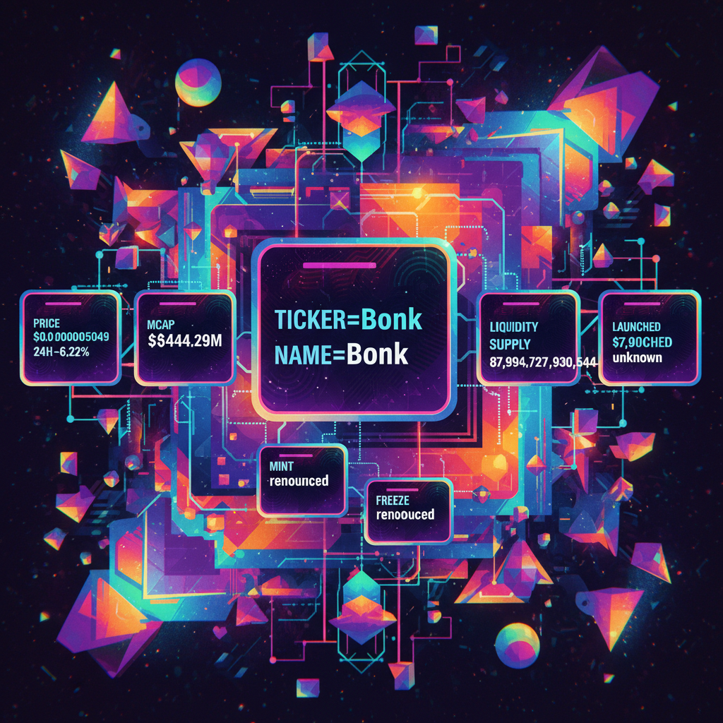 generated token infographic