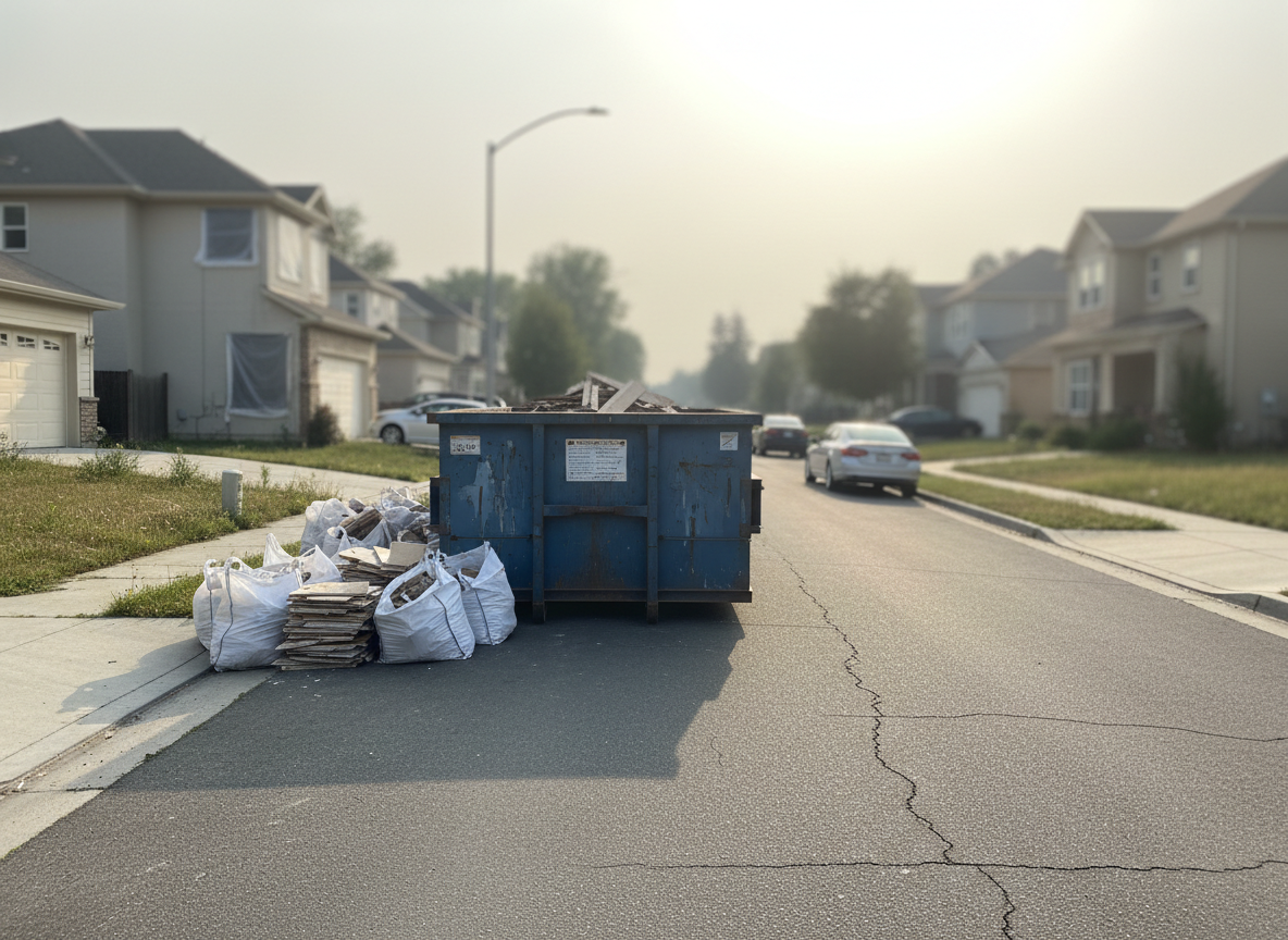 15-yard dumpster rental for home renovation