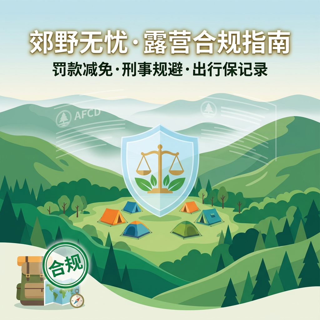 香港郊野公园露营合规解围罚款减免刑事规避无忧